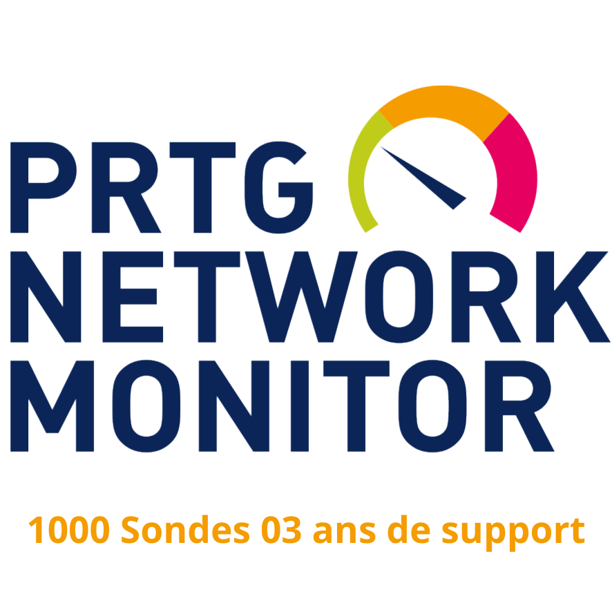 Abonnement  Logiciel de supervision PRTG 1000 Sondes 03 ans de support